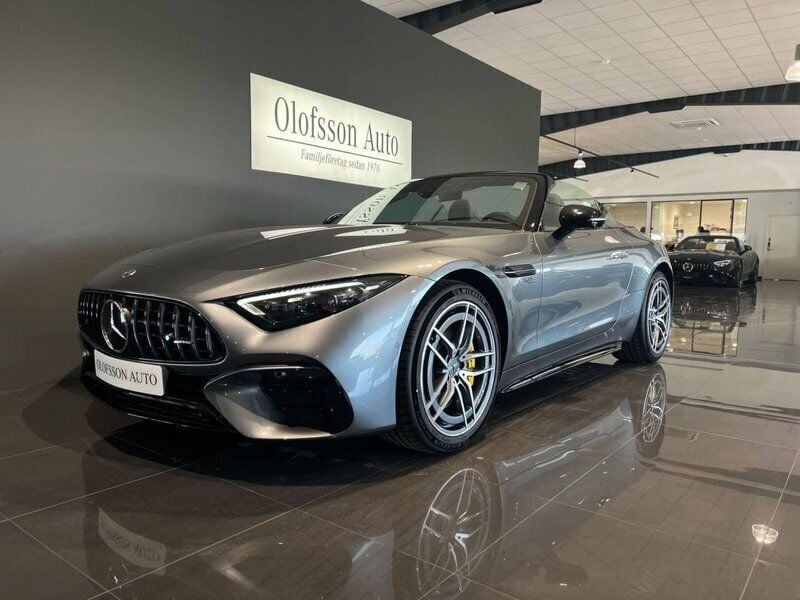 Grå Begagnad 2022 Mercedes SL43 AMG Premium Plus Cab | 1 375 000 kr - Bild 1/4