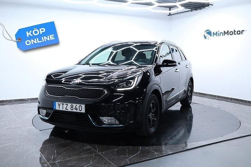 Svart Begagnad 2018 Kia Niro Advance SUV | 184 900 kr (Marknadspris) - Bild 1/4