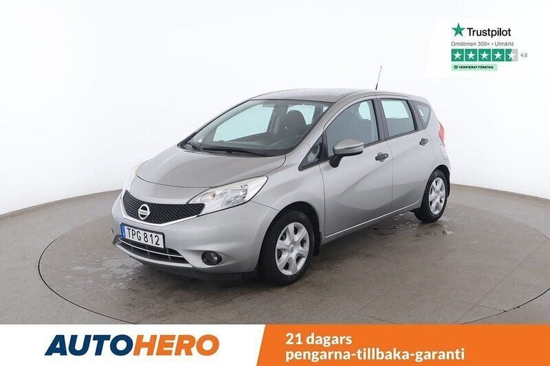 Grå Begagnad 2015 Nissan Note Minibuss | 83 000 kr (Marknadspris) - Bild 1/4