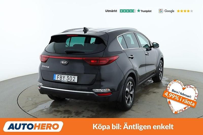 Begagnad Kia Sportage Active 137 HK (100 kW) 2018 Svart SUV