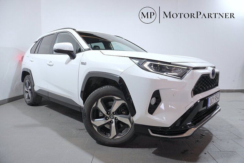 Vit Begagnad 2021 Toyota RAV4 Hybrid Edition SUV | 349 900 kr (Bra pris) - Bild 1/4