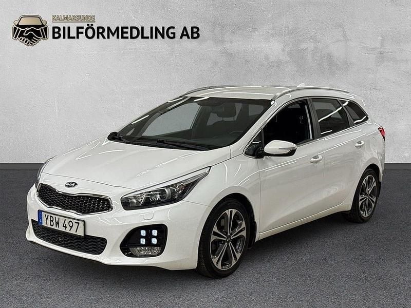 Begagnad Kia Ceed Sportswagon GT-Line 135 HK (99 kW) 2018 Vit Kombi
