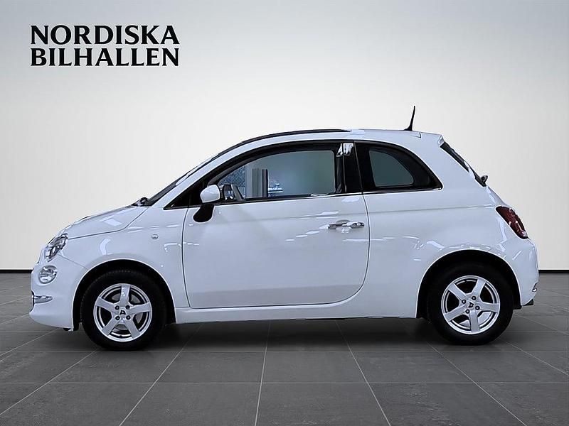 Begagnad Fiat 500 Lounge 69 HK (50 kW) 2016 Vit Halvkombi