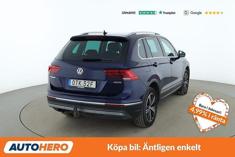 Begagnad VW Tiguan Highline 192 HK (141 kW) 2019 Blå SUV