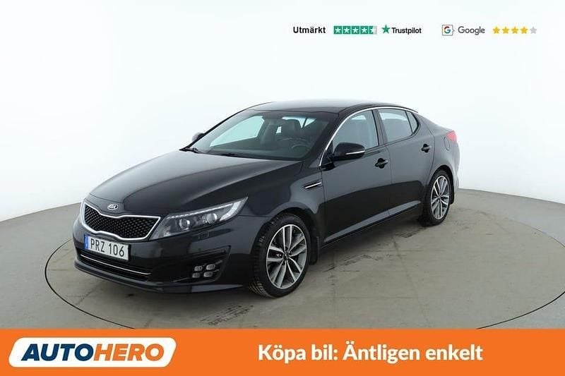 Svart Begagnad 2014 Kia Optima Sedan | 130 000 kr (Marknadspris) - Bild 1/4