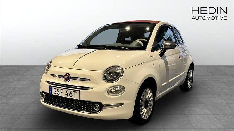 Vit Begagnad 2022 Fiat 500C Dolcevita Cab | 159 900 kr (Marknadspris) - Bild 1/4