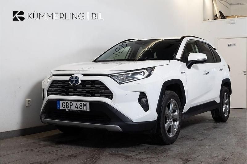Vit Begagnad 2020 Toyota RAV4 Hybrid Executive SUV | 214 900 kr (Bra pris) - Bild 1/4