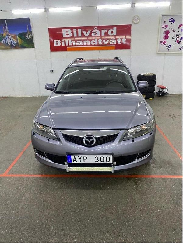 Grå Begagnad 2007 Mazda 6 Touring Kombi | 24 500 kr (Marknadspris) - Bild 1/4