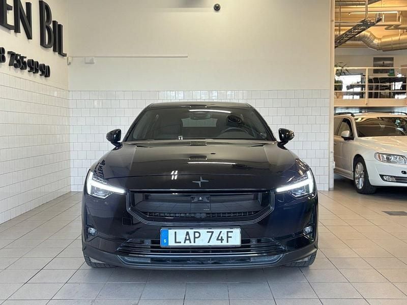 Begagnad Polestar 2 Long Range Dual motor 310 kW (422 HK) 2023 Svart Halvkombi