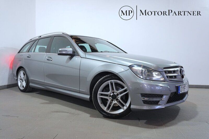 Grå Begagnad 2012 Mercedes C220 AMG Kombi | 109 900 kr (Lite dyr) - Bild 1/4