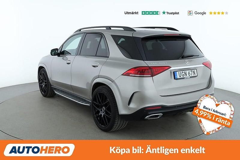 Begagnad Mercedes GLE400 335 HK (246 kW) 2019 Silver SUV