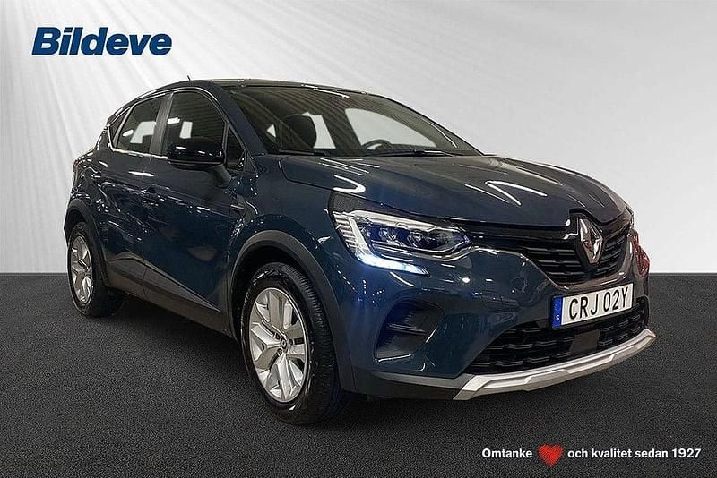 Blå Begagnad 2022 Renault Captur Equilibre SUV | 199 900 kr (Marknadspris) - Bild 1/4