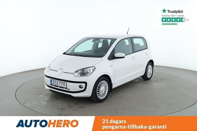 Vit Begagnad 2016 VW up! high up! Halvkombi | 78 000 kr (Bra pris) - Bild 1/4