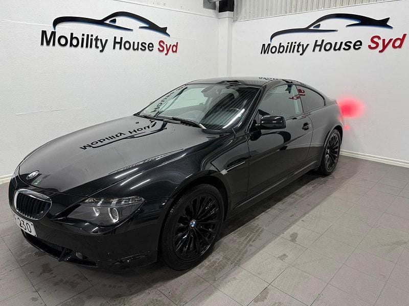 Svart Begagnad 2006 BMW 630 Sportkupé | 99 900 kr - Bild 1/3