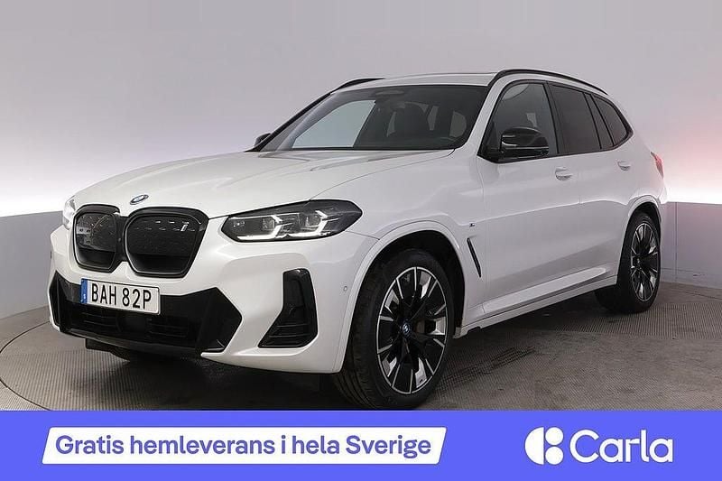 Vit Begagnad 2022 BMW iX3 M Sport SUV | 414 990 kr (Bra pris) - Bild 1/4