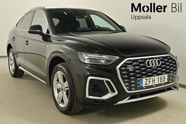 Mytsvart metallic Begagnad 2025 Audi Q5 Sportback S-Line SUV | 619 000 kr (Marknadspris) - Bild 1/3