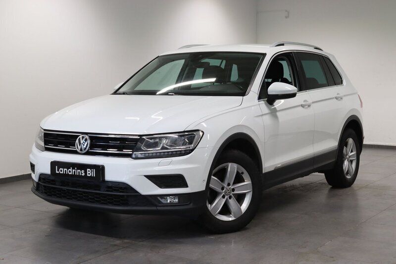 Vit Begagnad 2017 VW Tiguan SUV | 189 000 kr (Marknadspris) - Bild 1/4