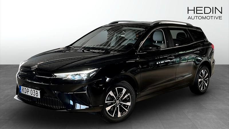 Svart (blue) Begagnad 2022 MG MG5 EV Comfort Kombi | 214 900 kr - Bild 1/4