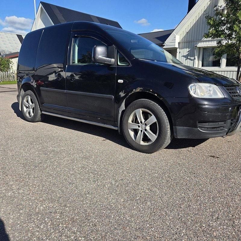 Svart Begagnad 2008 VW Caddy Minibuss | 39 000 kr (Superpris) - Bild 1/4