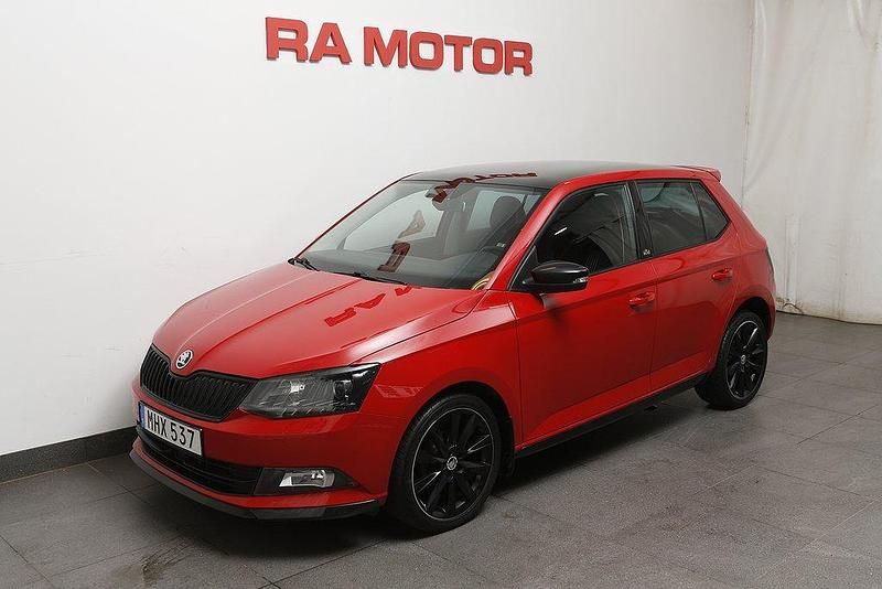 Röd Begagnad 2016 Skoda Fabia Monte Carlo Halvkombi | 89 900 kr (Marknadspris) - Bild 1/3