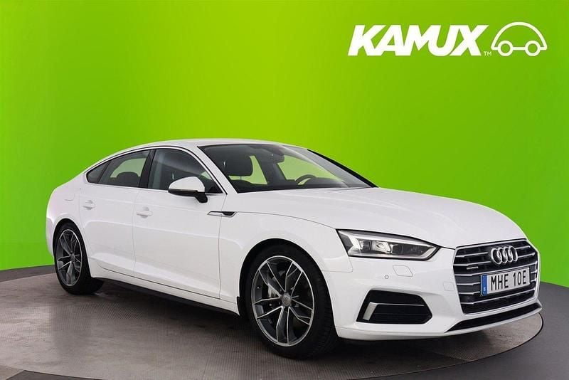 Vit Begagnad 2019 Audi A5 Sportback Halvkombi | 256 700 kr (Bra pris) - Bild 1/4