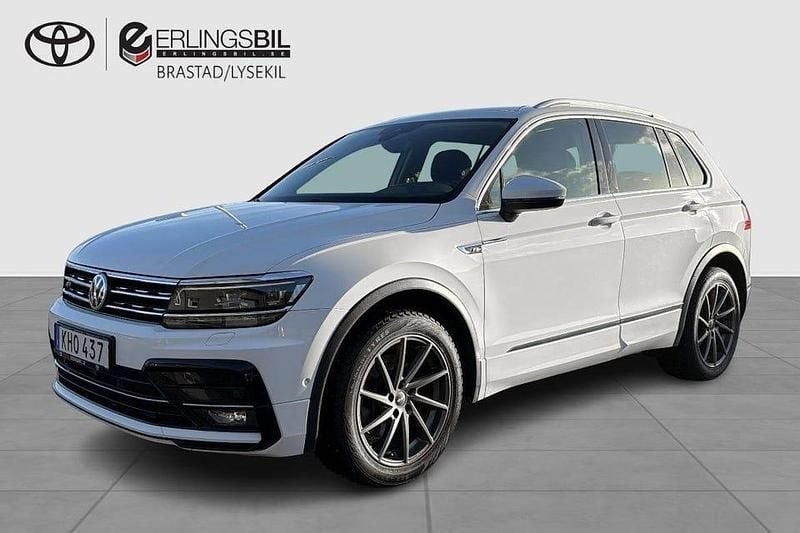 Vit Begagnad 2018 VW Tiguan GT SUV | 279 000 kr (Marknadspris) - Bild 1/4