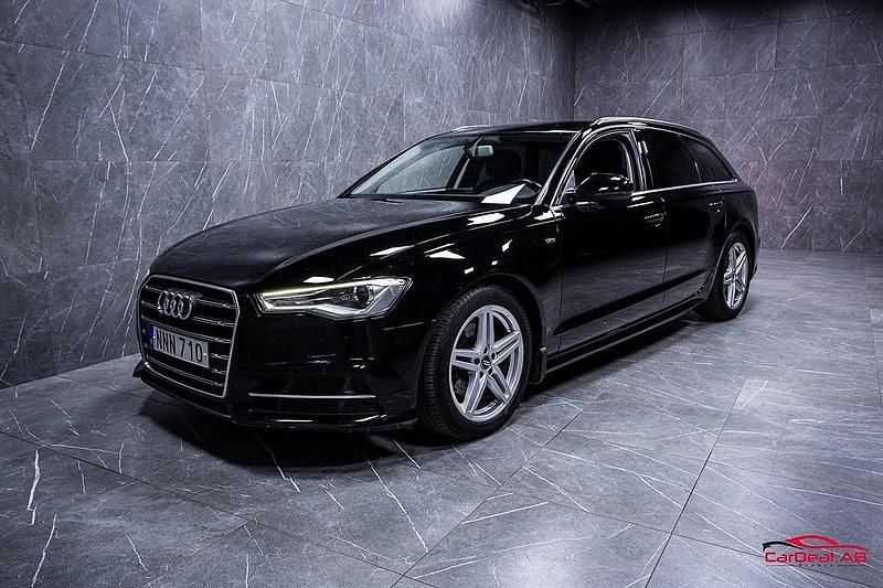 Begagnad Audi A6 S-Line 190 HK (139 kW) 2016 Svart Kombi