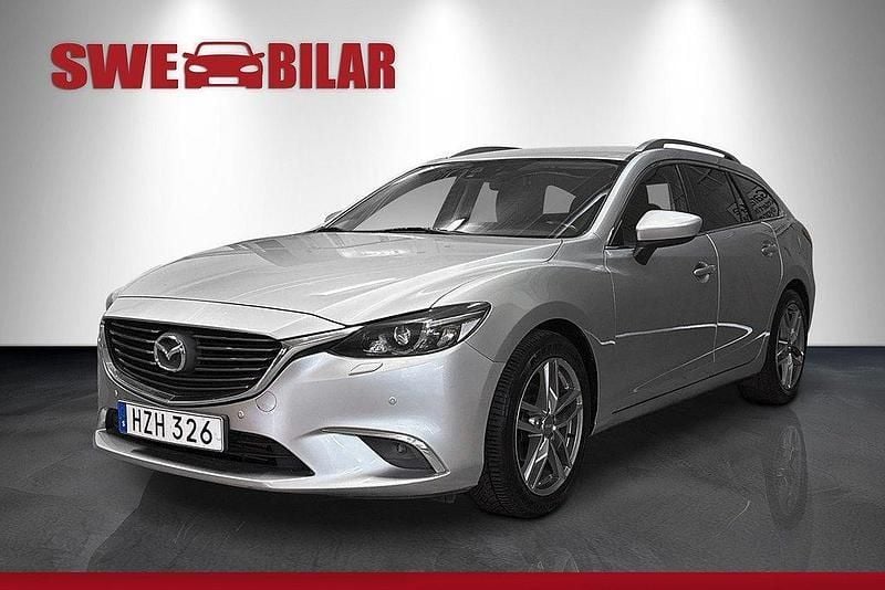 Grå Begagnad 2015 Mazda 6 Kombi | 159 900 kr (Marknadspris) - Bild 1/4