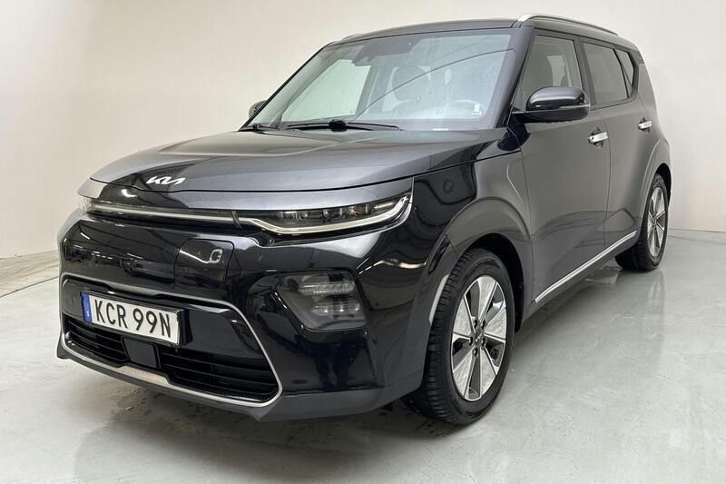 Svart Begagnad 2022 Kia Soul EV SUV | 205 000 kr (Marknadspris) - Bild 1/4