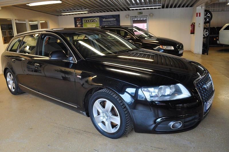Svart Begagnad 2009 Audi A6 S-Line Kombi | 59 000 kr (Dyr) - Bild 1/4