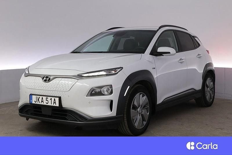 Vit Begagnad 2020 Hyundai Kona Premium SUV | 224 900 kr (Marknadspris) - Bild 1/4