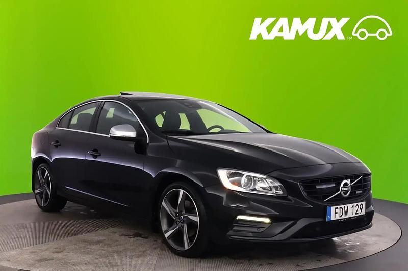 Svart Begagnad 2014 Volvo S60 R-Design Sedan | 168 900 kr (Marknadspris) - Bild 1/4