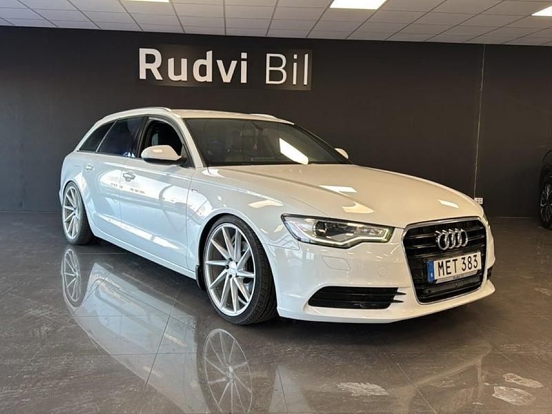 Begagnad Audi A6 S-Line 177 HK (130 kW) 2012 Vit Kombi