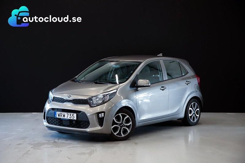 Grå Begagnad 2018 Kia Picanto Advance Halvkombi | 139 500 kr (Marknadspris) - Bild 1/3