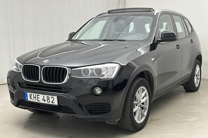 Svart Begagnad 2015 BMW X3 SUV | 172 000 kr (Marknadspris) - Bild 1/4