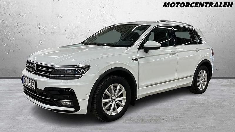 Begagnad VW Tiguan R-line 192 HK (141 kW) 2018 Vit SUV