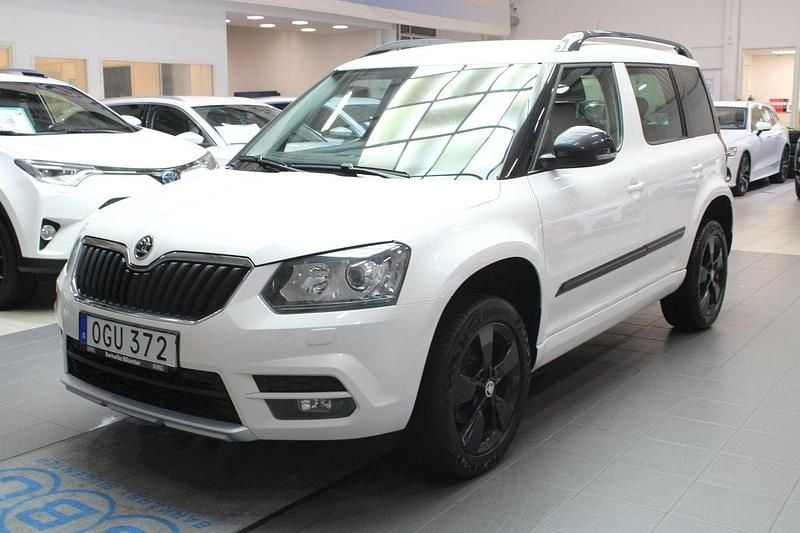 Vit Begagnad 2016 Skoda Yeti SUV | 129 900 kr (Marknadspris) - Bild 1/4