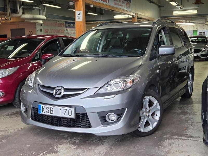 Grå Begagnad 2010 Mazda 5 Edition Minibuss | 89 999 kr - Bild 1/4