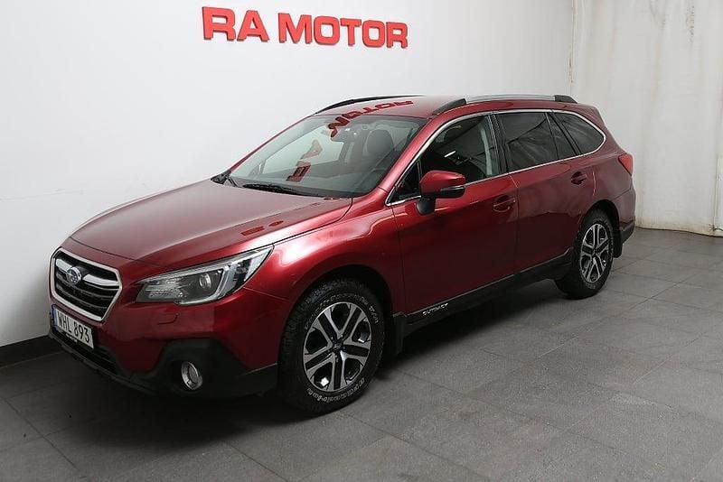 Ljusröd (crimson red pearl) Begagnad 2019 Subaru Outback SUV | 179 900 kr (Bra pris) - Bild 1/3