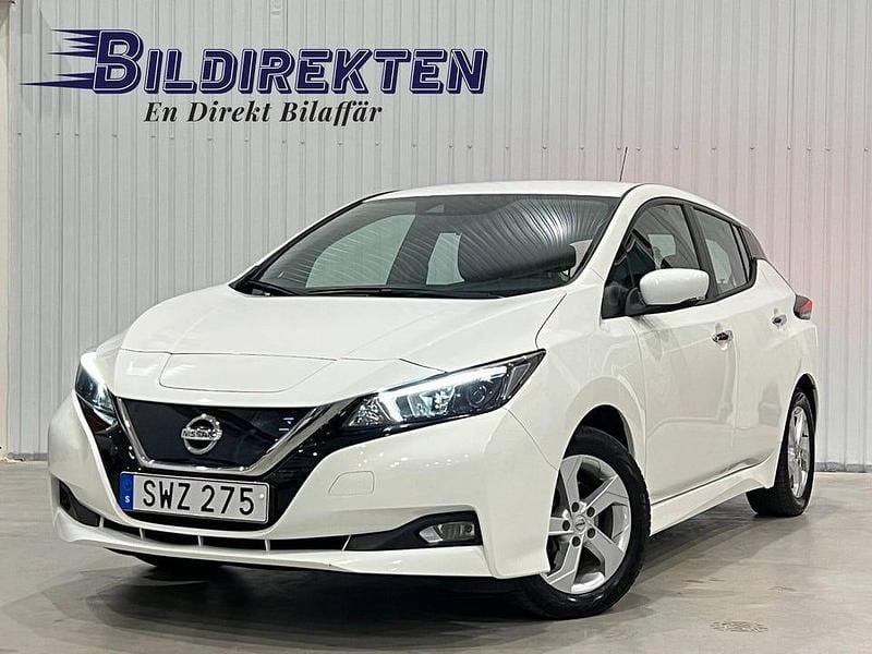 Begagnad Nissan Leaf 360º 110 kW (150 HK) 2021 Vit Halvkombi