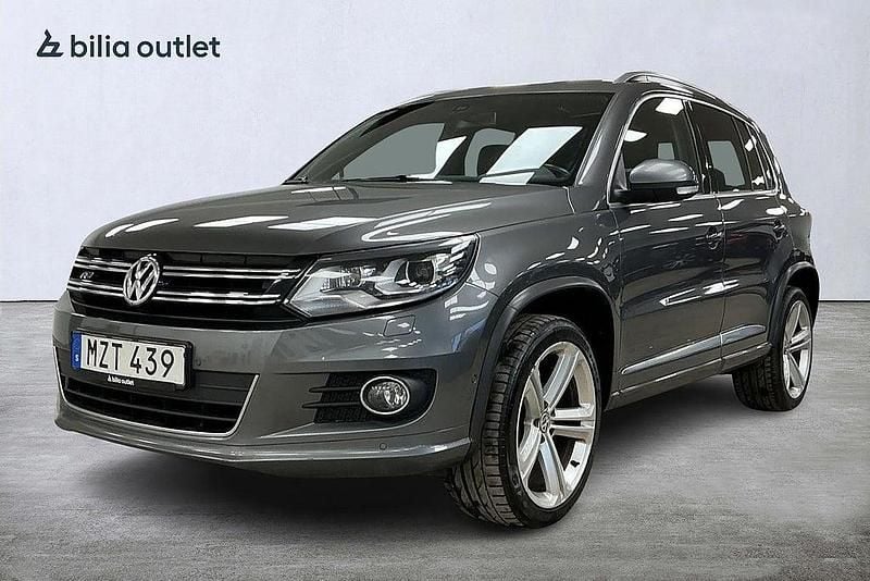 Begagnad VW Tiguan R-line 160 HK (117 kW) 2015 Grå SUV