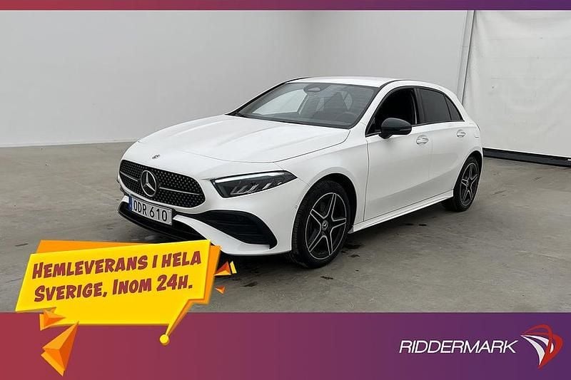 Vit Begagnad 2023 Mercedes A250 AMG Halvkombi | 349 800 kr (Marknadspris) - Bild 1/3
