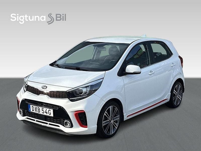 Vit Begagnad 2019 Kia Picanto GT-Line Halvkombi | 129 800 kr (Bra pris) - Bild 1/3
