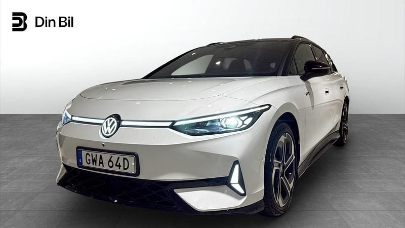 Begagnad VW ID.7 GTX 250 kW (340 HK) 2024 Vit Kombi