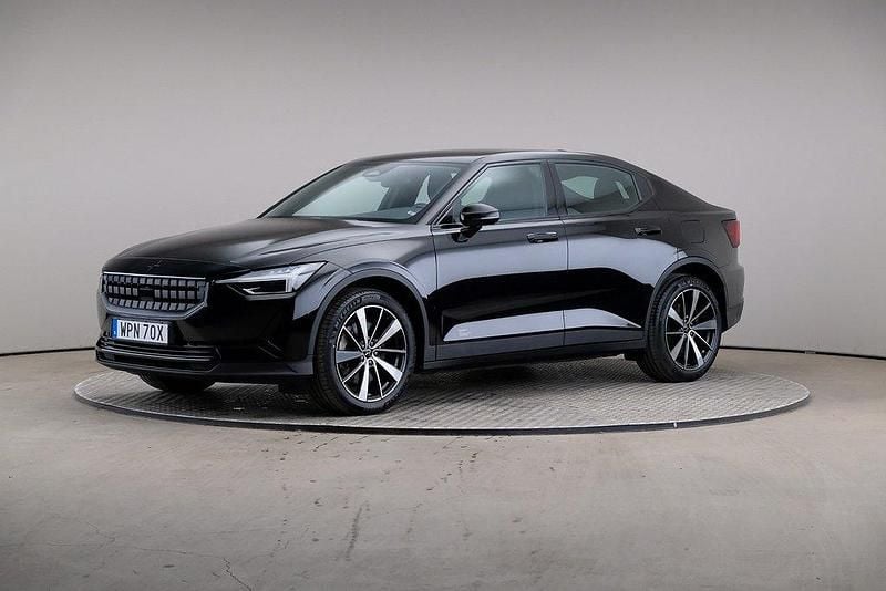 Svart Begagnad 2022 Polestar 2 Standard Range Single Motor Sedan | 309 000 kr (Bra pris) - Bild 1/4