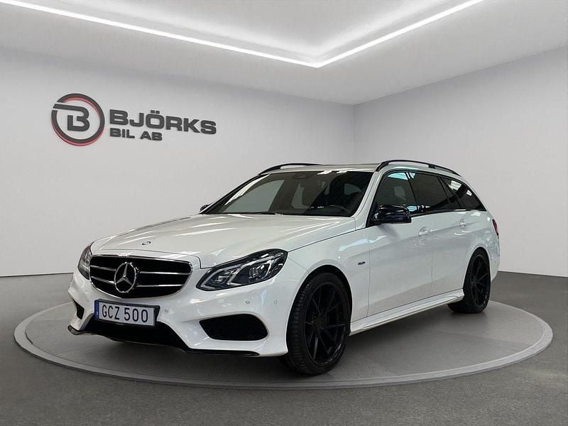Vit Begagnad 2015 Mercedes E250 AMG Kombi | 149 500 kr (Lite dyr) - Bild 1/4