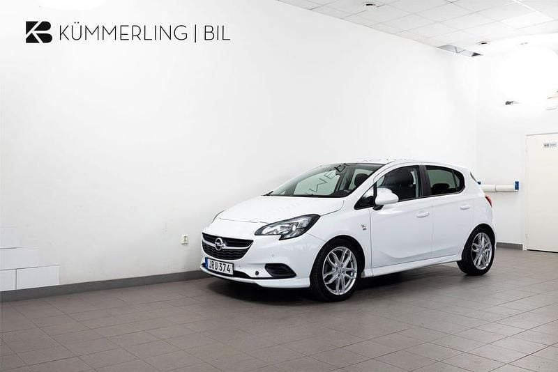 Vit Begagnad 2018 Opel Corsa Enjoy Halvkombi | 109 900 kr (Marknadspris) - Bild 1/4