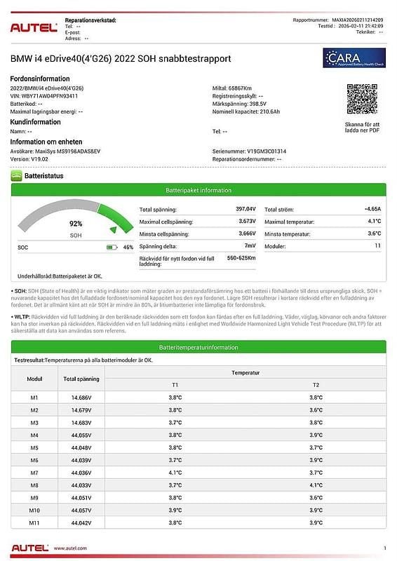 Begagnad BMW 340 Shadowline 29 kW (40 HK) 2022 Blå Sportkupé