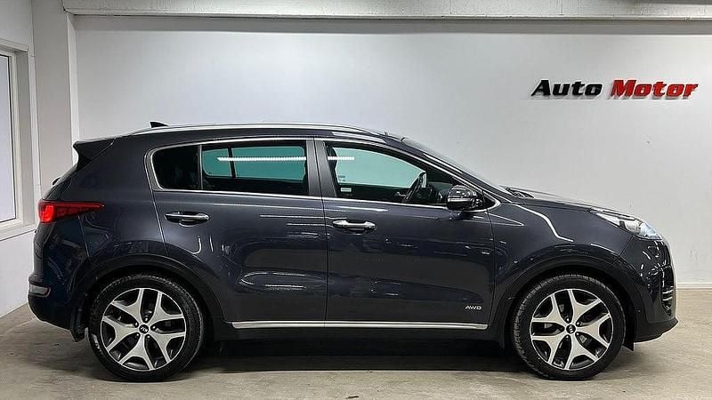 Begagnad Kia Sportage GT-Line 185 HK (136 kW) 2015 Grå SUV