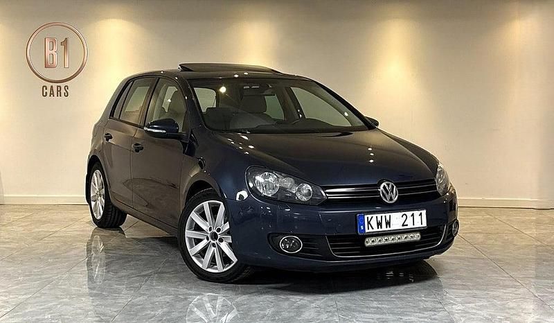 Mörkgrå Begagnad 2008 VW Golf VI Halvkombi | 79 900 kr (Lite dyr) - Bild 1/4